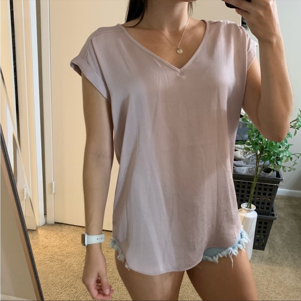 Express Beige business casual/professional blouse